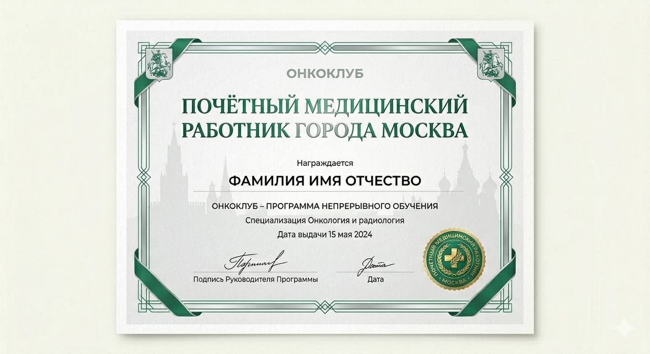 Почётный медицинский работник города Москвы